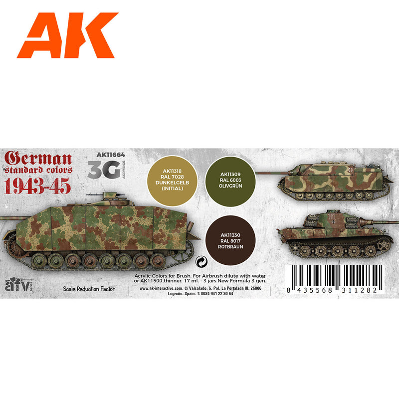 AK Interactive - German Standard 44-45 Combo 3G (AK11664)