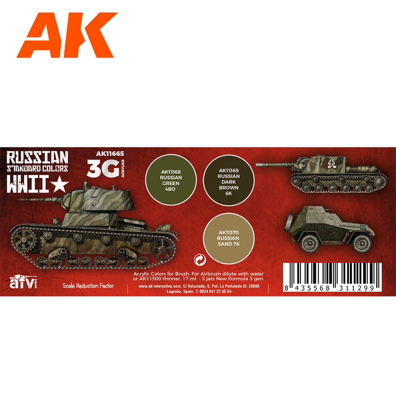 AK Interactive - Russian Standard WWII Combo 3G (AK11665)