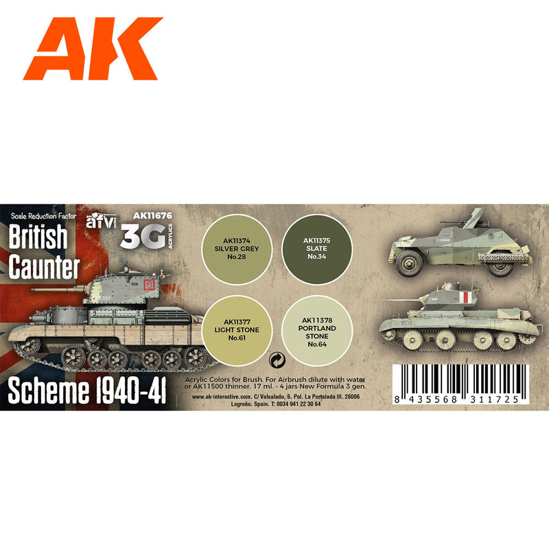 AK Interactive - British Caunter Scheme 1940-1941 (AK11676)