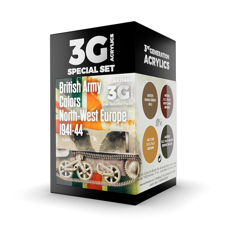 AK Interactive - British Army Colors Europe 1941-44 (AK11680)