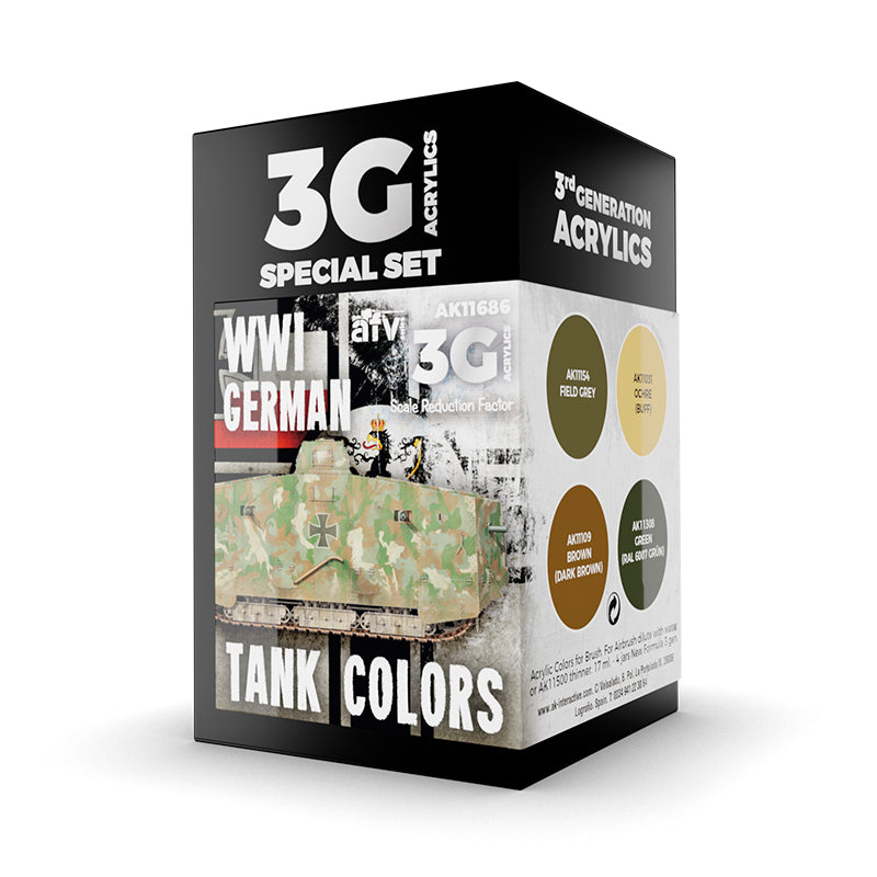 AK Interactive - WWI German Tank Colors (AK11686)