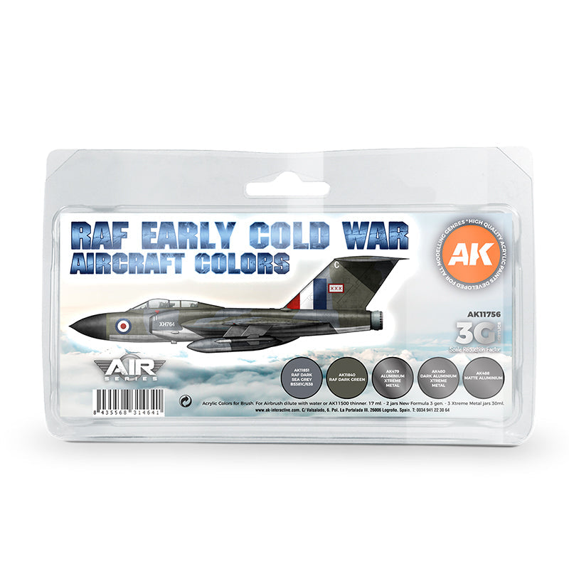 AK Interactive - Early Cold War Raf Aircraft Colors Set 3G (AK11756)