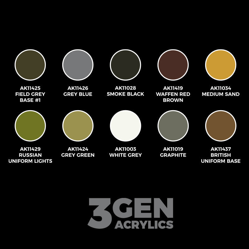 AK Interactive German Panzergrenadier Paint Set (AK11781)