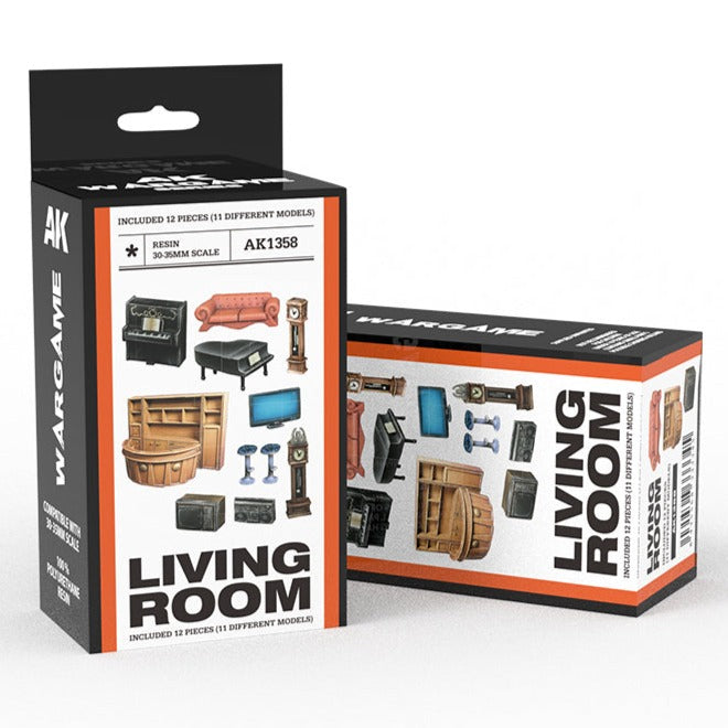 AK Interactive Living Room Wargame Set (Resin 30-35mm) (AK1358)