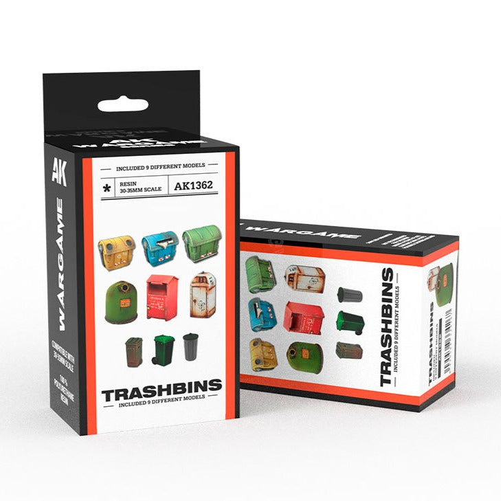 AK Interactive Trashbins Wargame Set (AK1362)