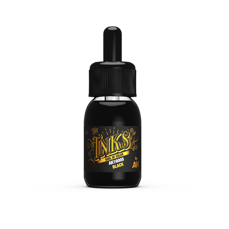 AK Interactive - the Inks - Black (AK16005)