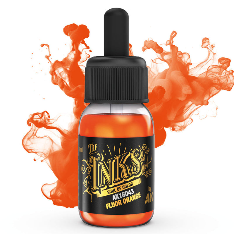 AK Interactive the Inks - Fluor Orange (AK16043)