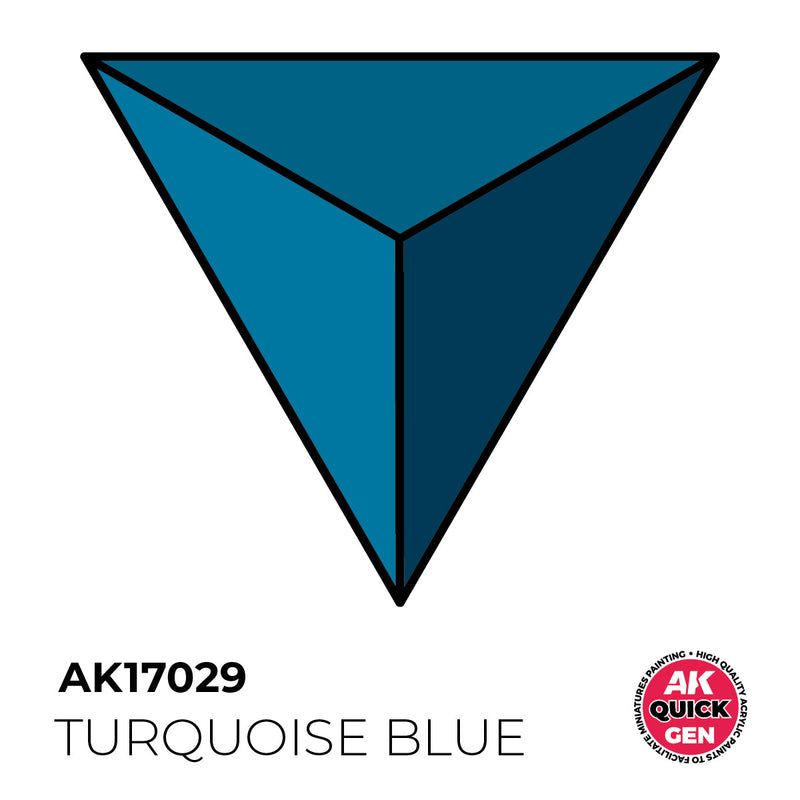 AK Interactive Quick Gen - Turquoise Blue 18ml AK17029