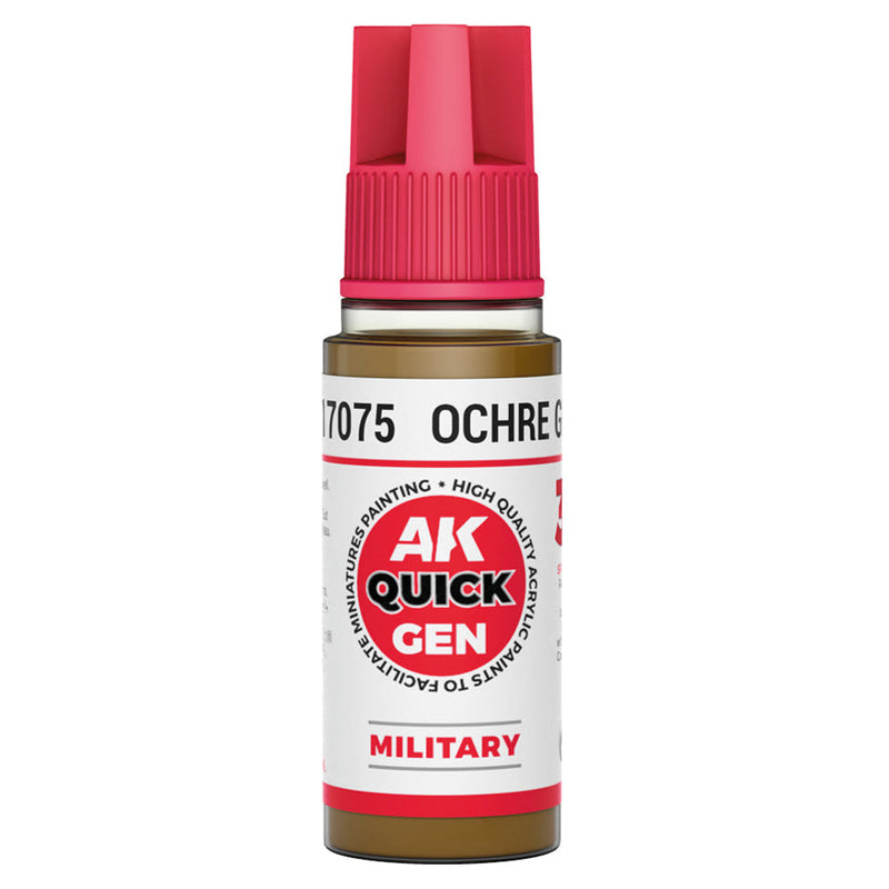 AK Interactive Quick Gen - Ochre Green 18ml (AK17075)