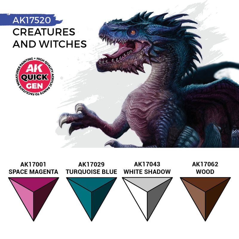 AK Interactive Quick Gen Set - Creatures and Witches (AK17520)