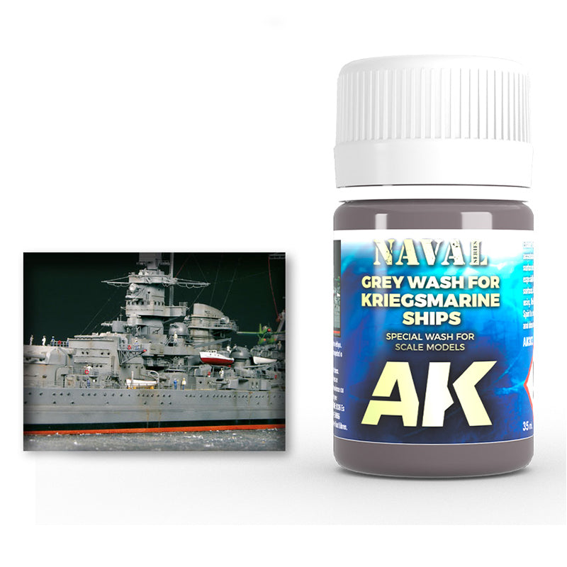 AK Interactive - Grey Wash for Kriegsmarine Ships (AK303)