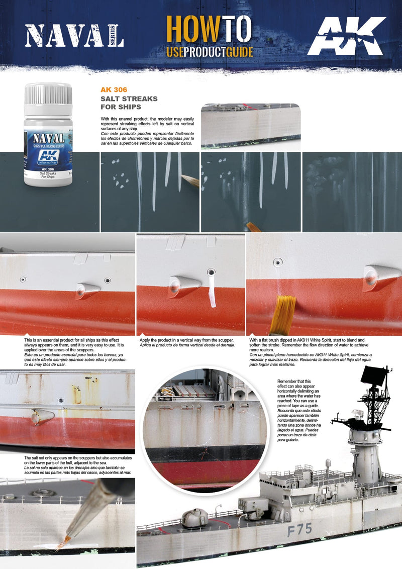 AK Interactive - Salt Streaks for Ships (AK306)