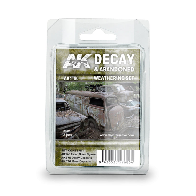 AK Interactive - Decay & Abandoned Weathering Set (AK4180)