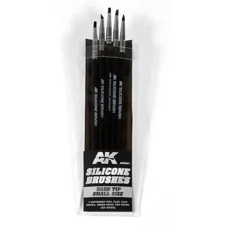 AK Interactive Silicone Brushes Hard Tip Small (AK9087)