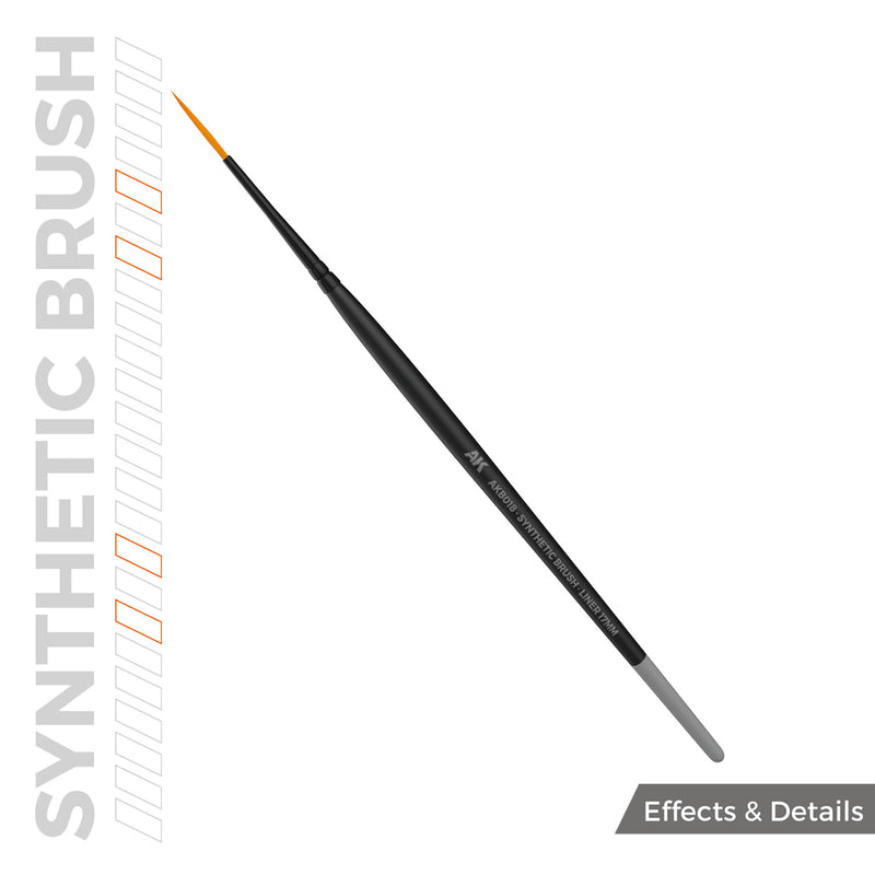 AK Interactive SYNTHETIC BRUSH - LINER 17mm (AKB018)