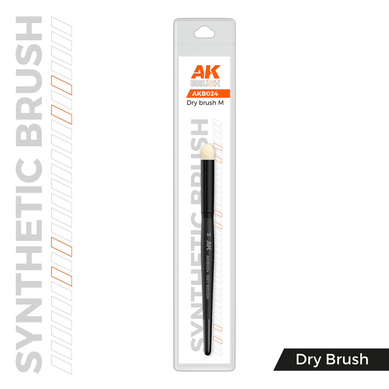 AK Interactive SYNTHETIC DRY BRUSH - M (AKB024)