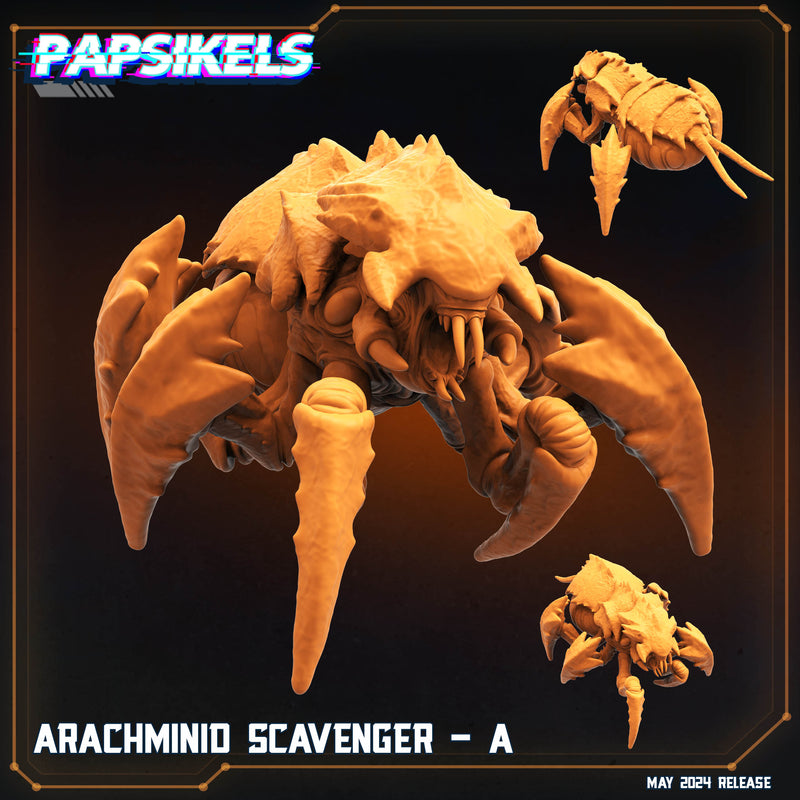 Arachminid Scavenger A | Democracy Troopers Bugs and Bots | Sci-Fi Miniature | Papsikels