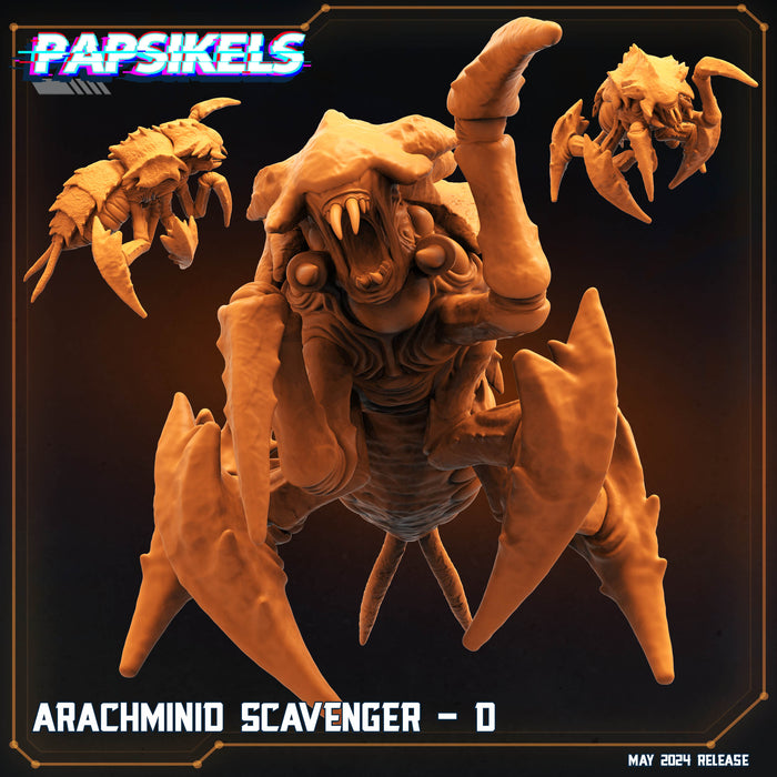Arachminid Scavenger D | Democracy Troopers Bugs and Bots | Sci-Fi Miniature | Papsikels