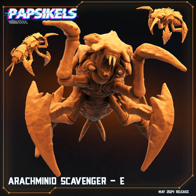 Arachminid Scavenger E | Democracy Troopers Bugs and Bots | Sci-Fi Miniature | Papsikels