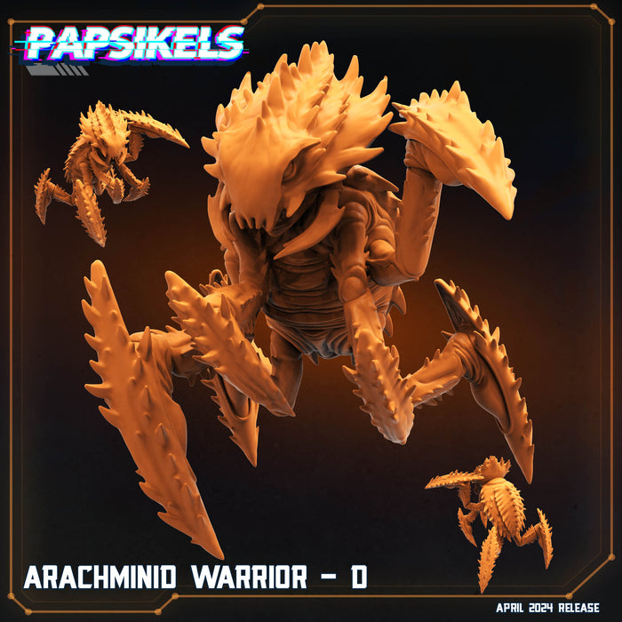 Arachminid Warrior D | Democracy Troopers | Sci-Fi Miniature | Papsikels