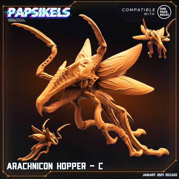 Arachnicon Hopper Miniatures | Dropship Troopers IV | Sci-Fi Miniature | Papsikels