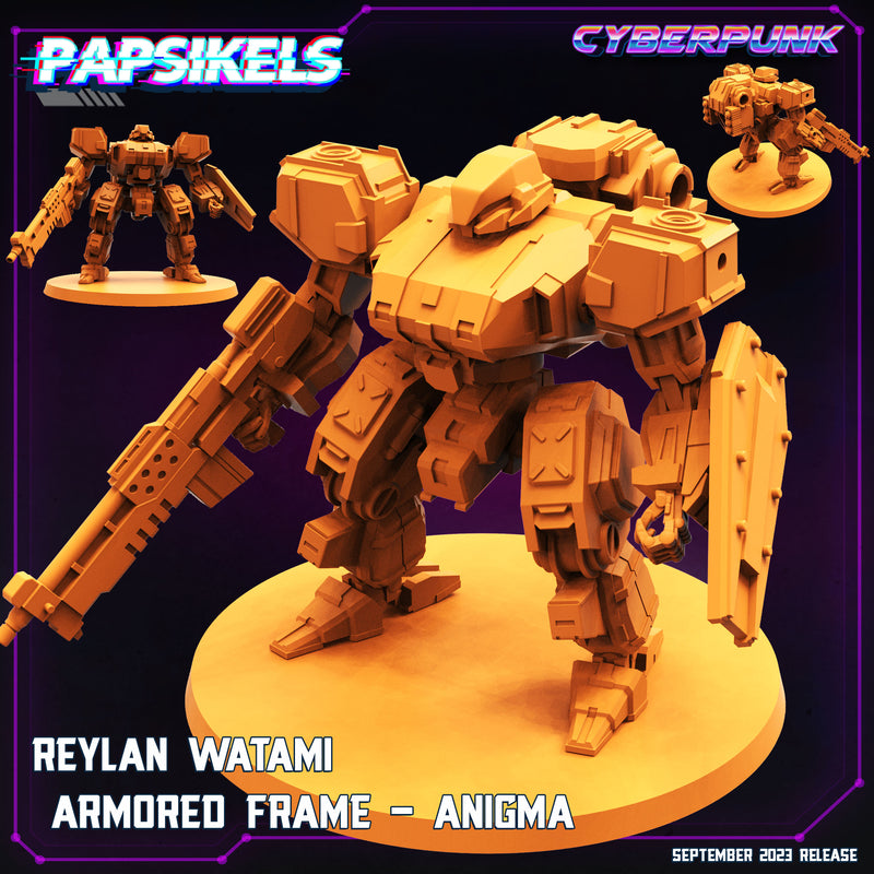 Armoured Frame Miniatures | Cyberpunk | Sci-Fi Miniature | Papsikels