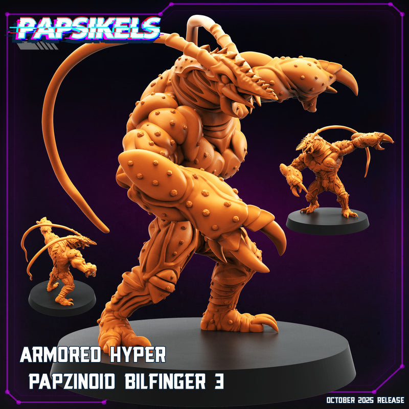 Hyper Papsinoid Bilfinger Miniatures | Cyberpunk Sci-Fi Miniature | Papsikels