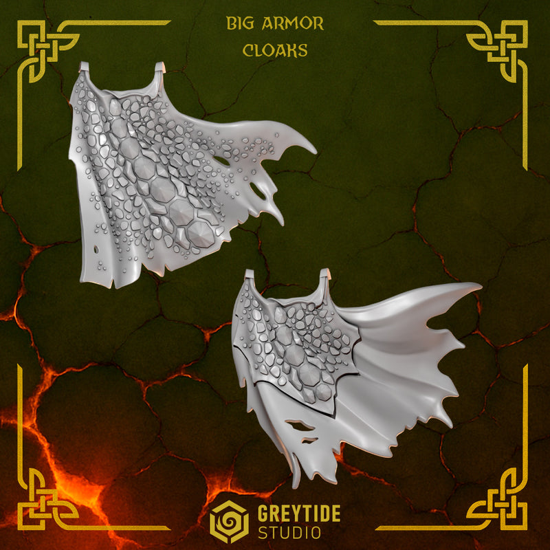 Big Cloaks Anvil Wardens Conversion Bits For 28mm 32mm Sci-fi Space Knights