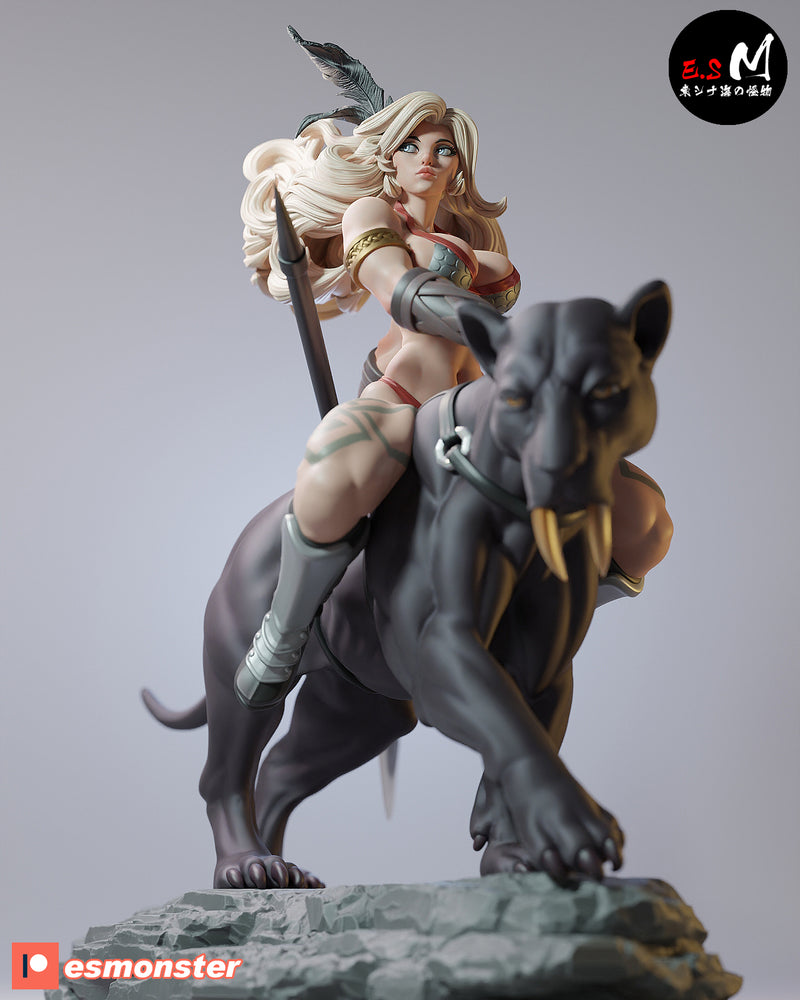 Amazon | Pin-Up Statue Fan Art Miniature Unpainted | E.S Monster