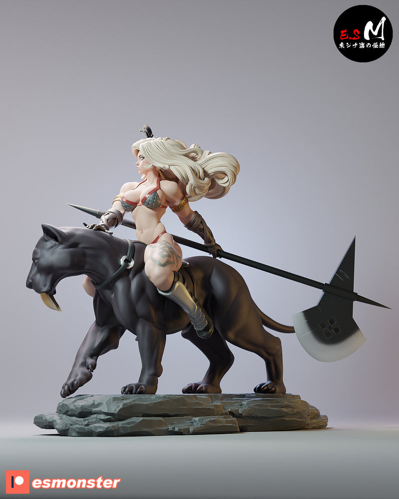 Amazon | Pin-Up Statue Fan Art Miniature Unpainted | E.S Monster