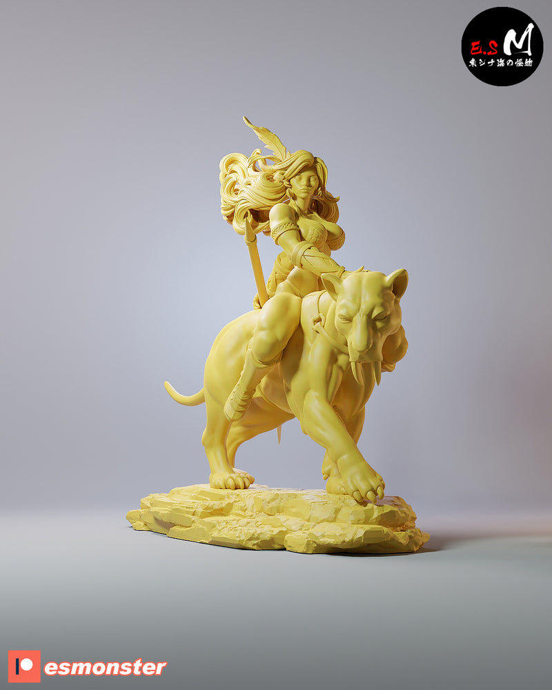 Amazon | Pin-Up Statue Fan Art Miniature Unpainted | E.S Monster