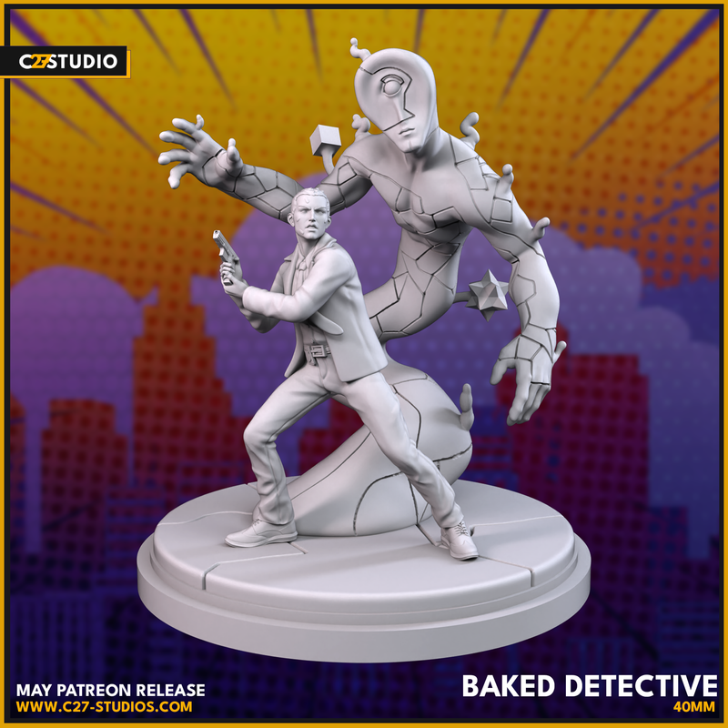 Baked Detective | Heroes | Sci-Fi Miniature | C27 Studio