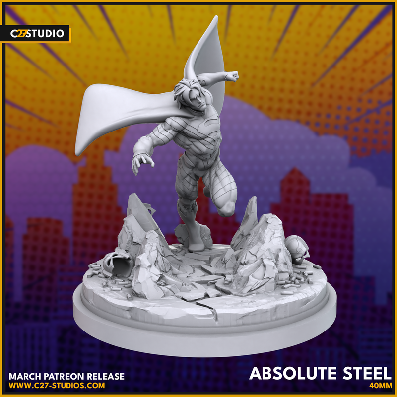 Absolute Steel | Heroes | Sci-Fi Miniature | C27 Studio