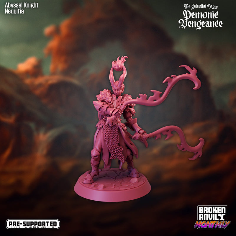 Abyssal Knights | The Celestial War Demonic Vengence | Tabletop RPG Miniature TabletopXtra