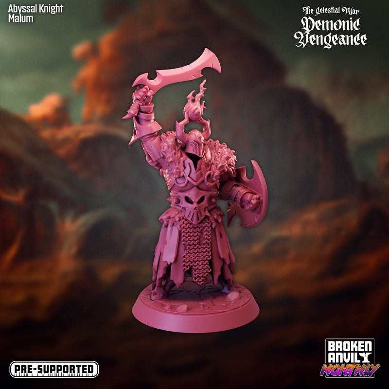 Abyssal Knights | The Celestial War Demonic Vengence | Tabletop RPG Miniature TabletopXtra