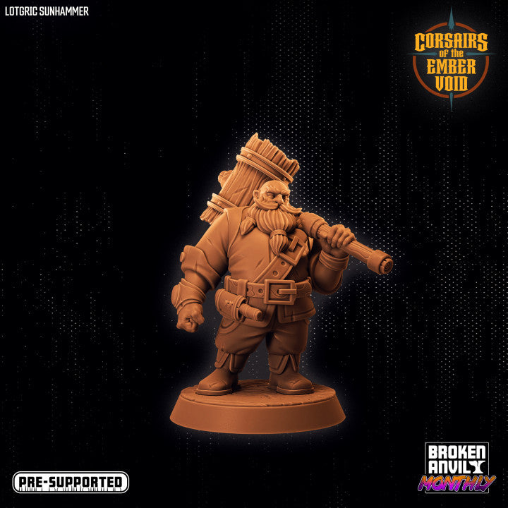 Adventurer Miniatures | Corsairs of the Ember Void | Tabletop RPG Miniature TabletopXtra