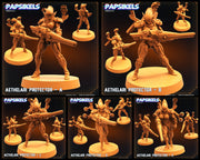 Aethelari Protector Miniatures | Skull Hunters IV Aethelari Awakening | Sci-Fi Miniature | Papsikels TabletopXtra