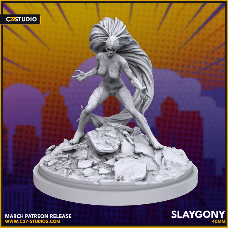 Slaygony | Heroes | Sci-Fi Miniature | C27 Studio