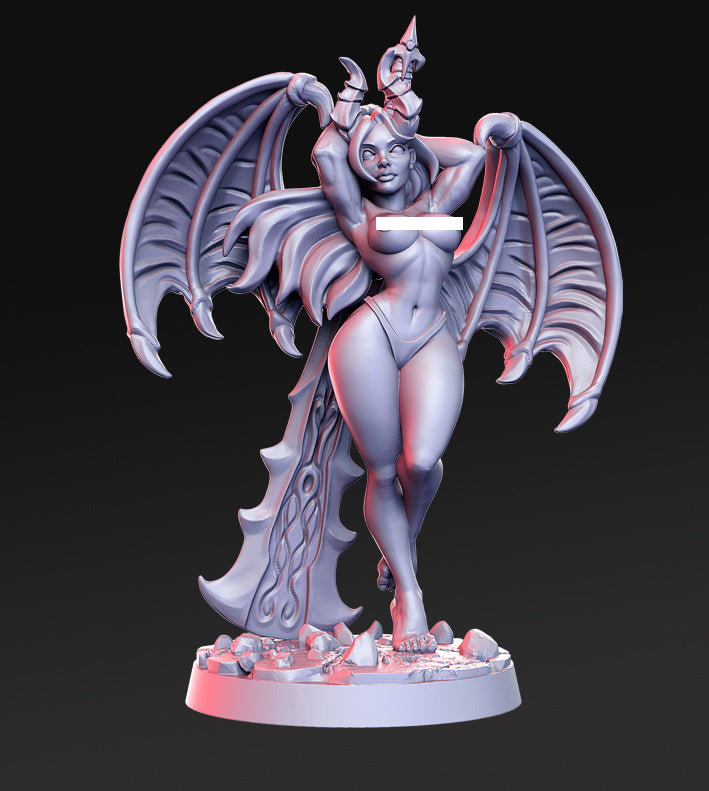 Demon Succubus Akisha | Welcome to the Abyss | Fantasy Miniature | RN Estudio
