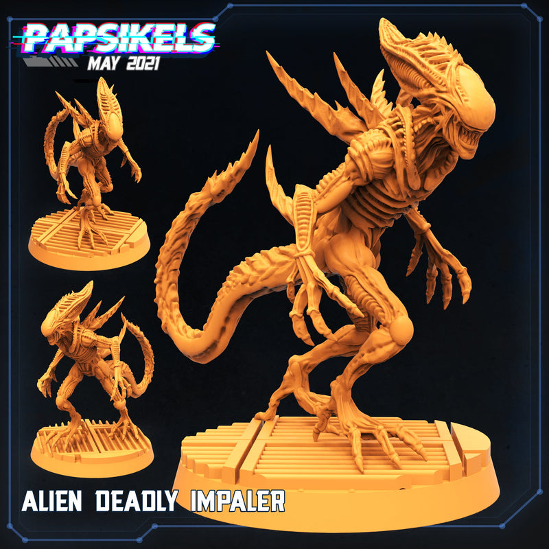 Alien Miniatures | Aliens Vs Humans | Sci-Fi Miniature | Papsikels