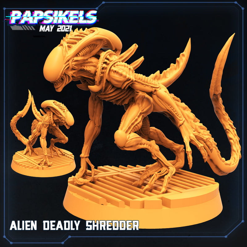 Alien Miniatures | Aliens Vs Humans | Sci-Fi Miniature | Papsikels