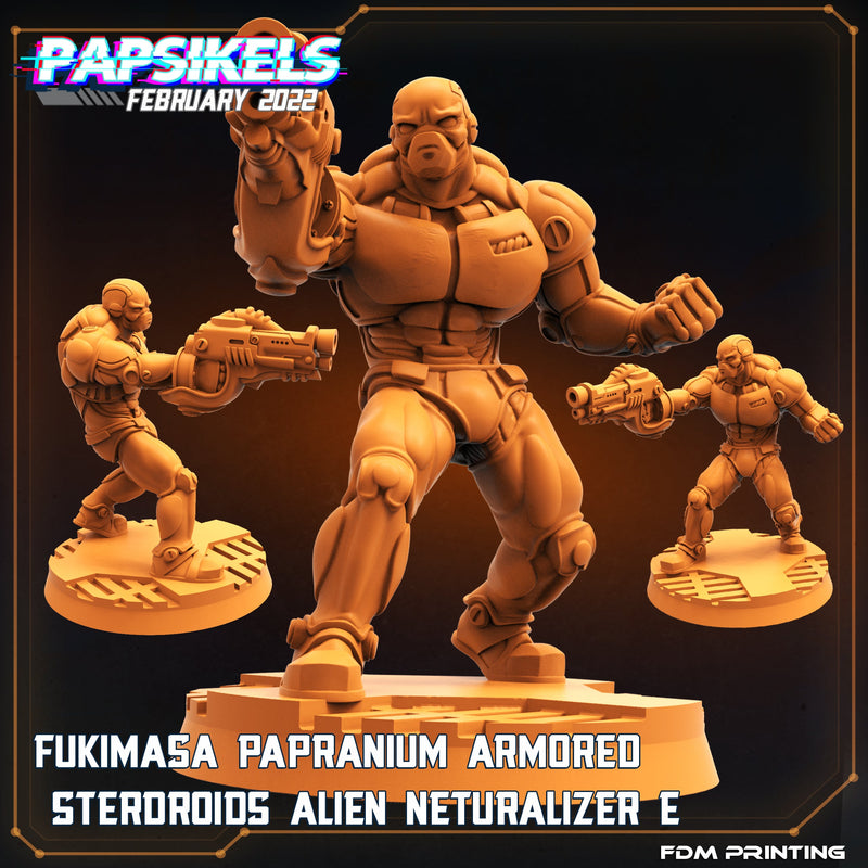 Alien Neutralizer Miniatures | Aliens Vs Skull Hunters | Sci-Fi Miniature | Papsikels TabletopXtra
