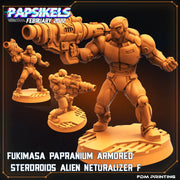 Alien Neutralizer Miniatures | Aliens Vs Skull Hunters | Sci-Fi Miniature | Papsikels TabletopXtra