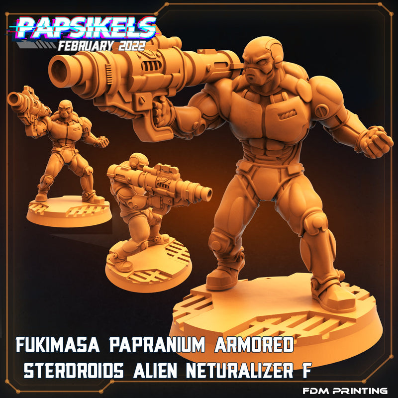 Alien Neutralizer Miniatures | Aliens Vs Skull Hunters | Sci-Fi Miniature | Papsikels TabletopXtra