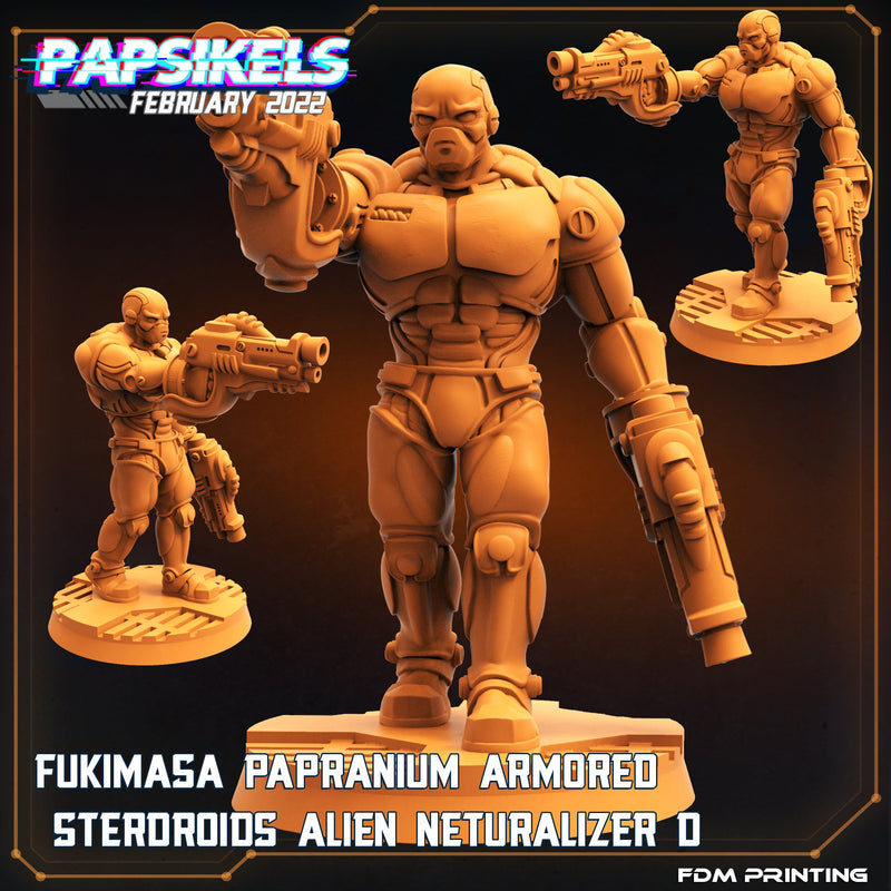 Alien Neutralizer Miniatures | Aliens Vs Skull Hunters | Sci-Fi Miniature | Papsikels TabletopXtra