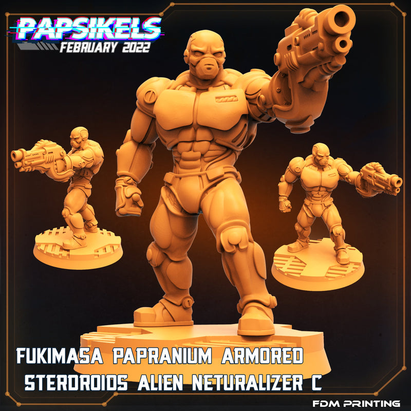 Alien Neutralizer Miniatures | Aliens Vs Skull Hunters | Sci-Fi Miniature | Papsikels TabletopXtra