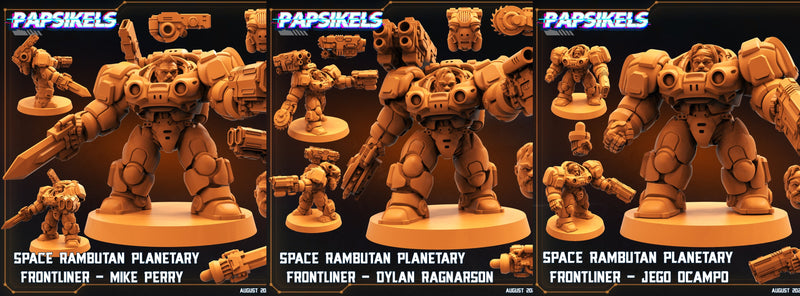 Alien Wars Miniatures (Full Set) | Sci-Fi Miniature | Papsikels TabletopXtra