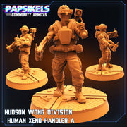 Aliens Vs Humans III Miniatures (Full Set) | Sci-Fi Miniature | Papsikels TabletopXtra