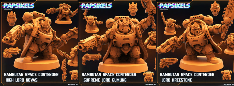 Aliens Vs Skull Hunters II Miniatures | Sci-Fi Miniature | Papsikels TabletopXtra