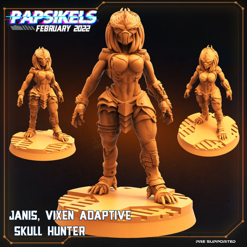 Aliens Vs Skull Hunters Miniatures (Full Set) | Sci-Fi Miniature | Papsikels TabletopXtra